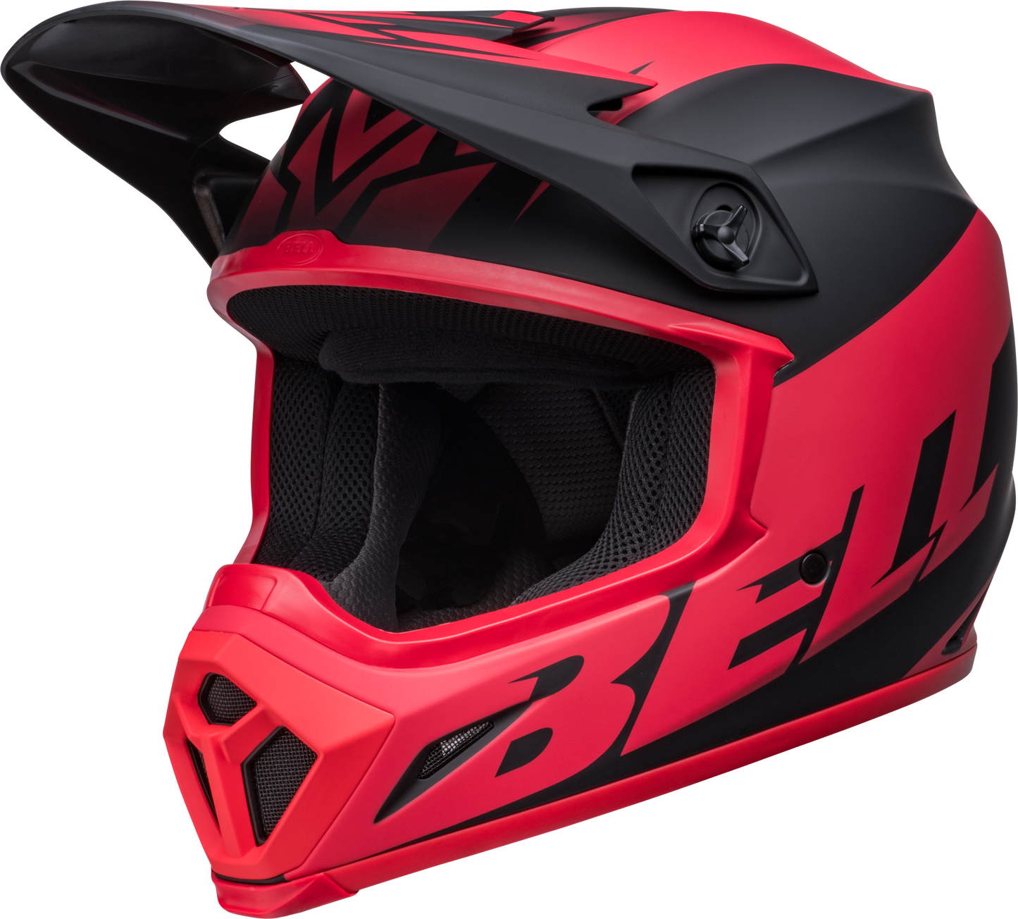 BELL 2024 MX-9 MIPS DISRUPT MATTE BLACK/RED HELMET