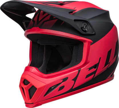 BELL 2024 MX-9 MIPS DISRUPT MATTE BLACK/RED HELMET