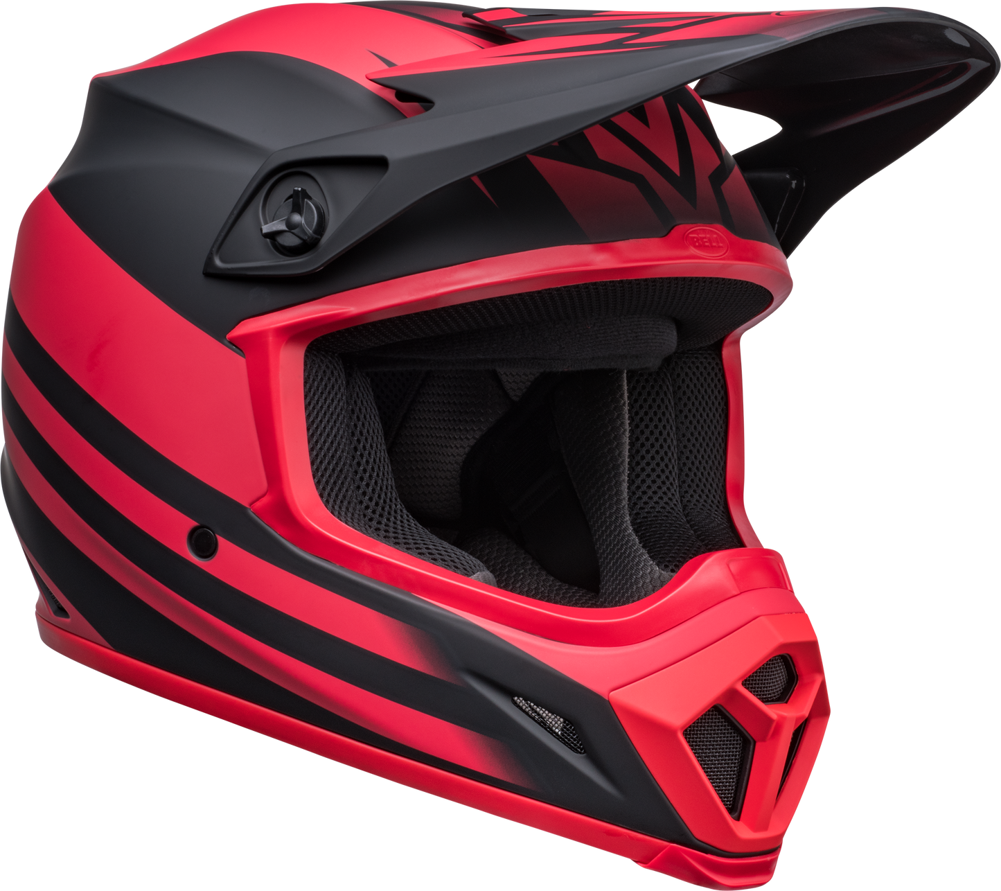 BELL 2024 MX-9 MIPS DISRUPT MATTE BLACK/RED HELMET