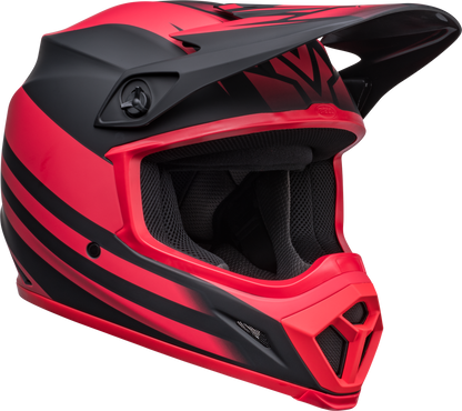 BELL 2024 MX-9 MIPS DISRUPT MATTE BLACK/RED HELMET