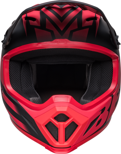 BELL 2024 MX-9 MIPS DISRUPT MATTE BLACK/RED HELMET