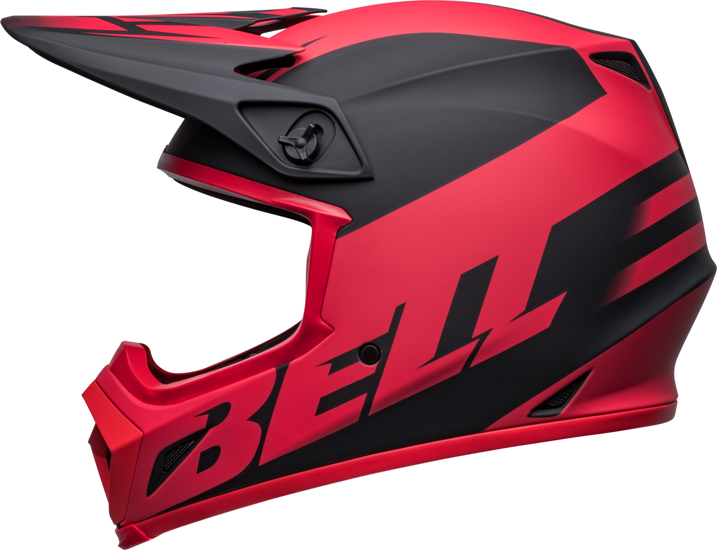 BELL 2024 MX-9 MIPS DISRUPT MATTE BLACK/RED HELMET