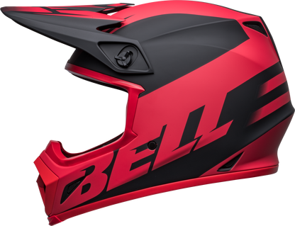 BELL 2024 MX-9 MIPS DISRUPT MATTE BLACK/RED HELMET