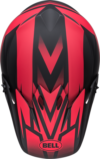 BELL 2024 MX-9 MIPS DISRUPT MATTE BLACK/RED HELMET