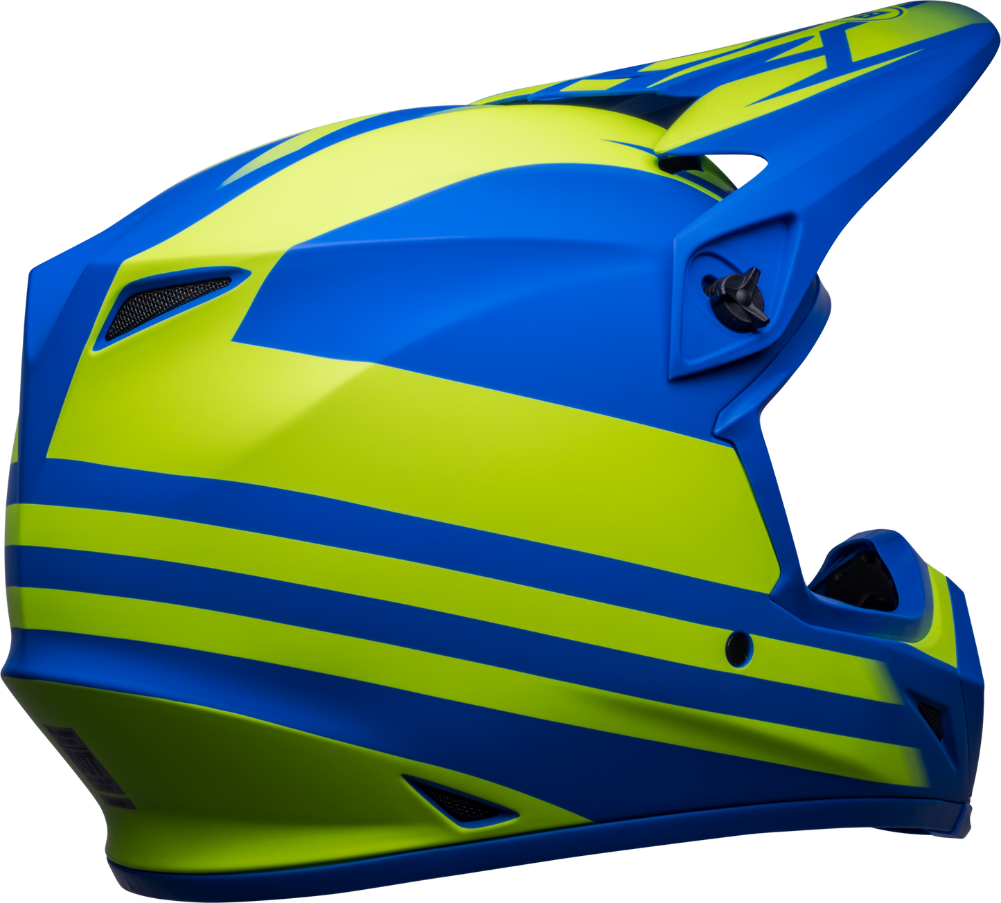 BELL 2024 MX-9 MIPS DISRUPT MATTE CLASSIC BLUE/HI-VIZ YELLOW HELMET