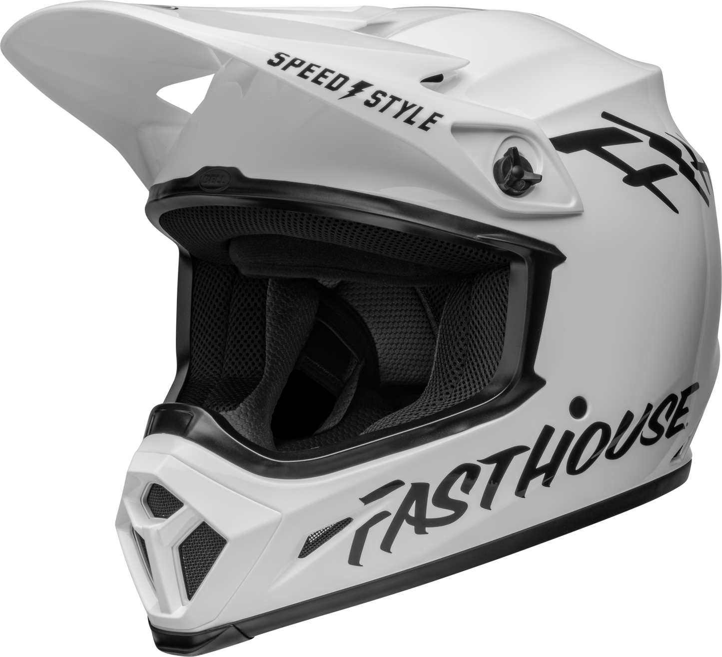 BELL MX-9 MIPS FASTHOUSE WHITE/BLACK HELMET