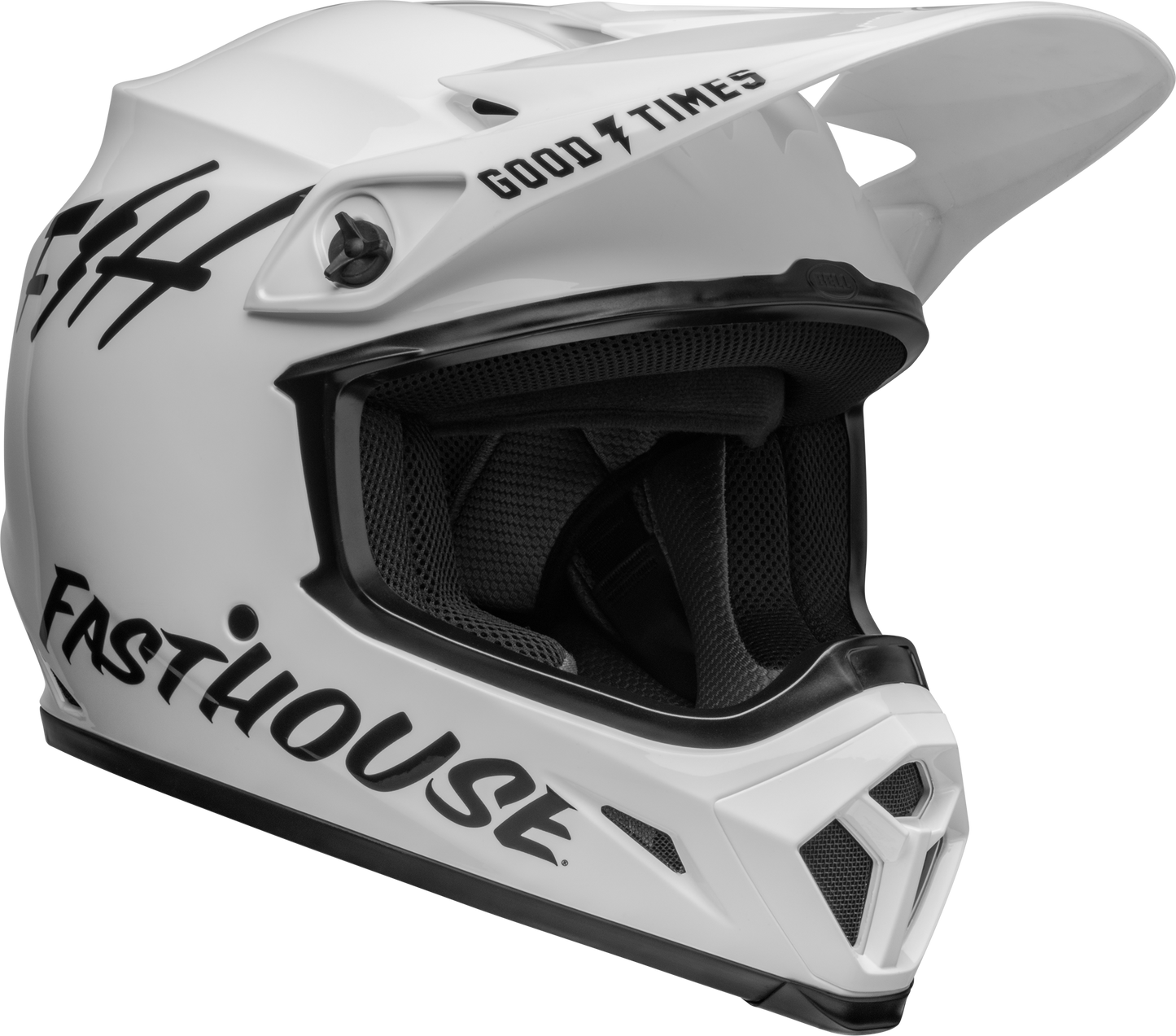 BELL MX-9 MIPS FASTHOUSE WHITE/BLACK HELMET