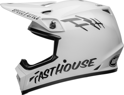 BELL MX-9 MIPS FASTHOUSE WHITE/BLACK HELMET