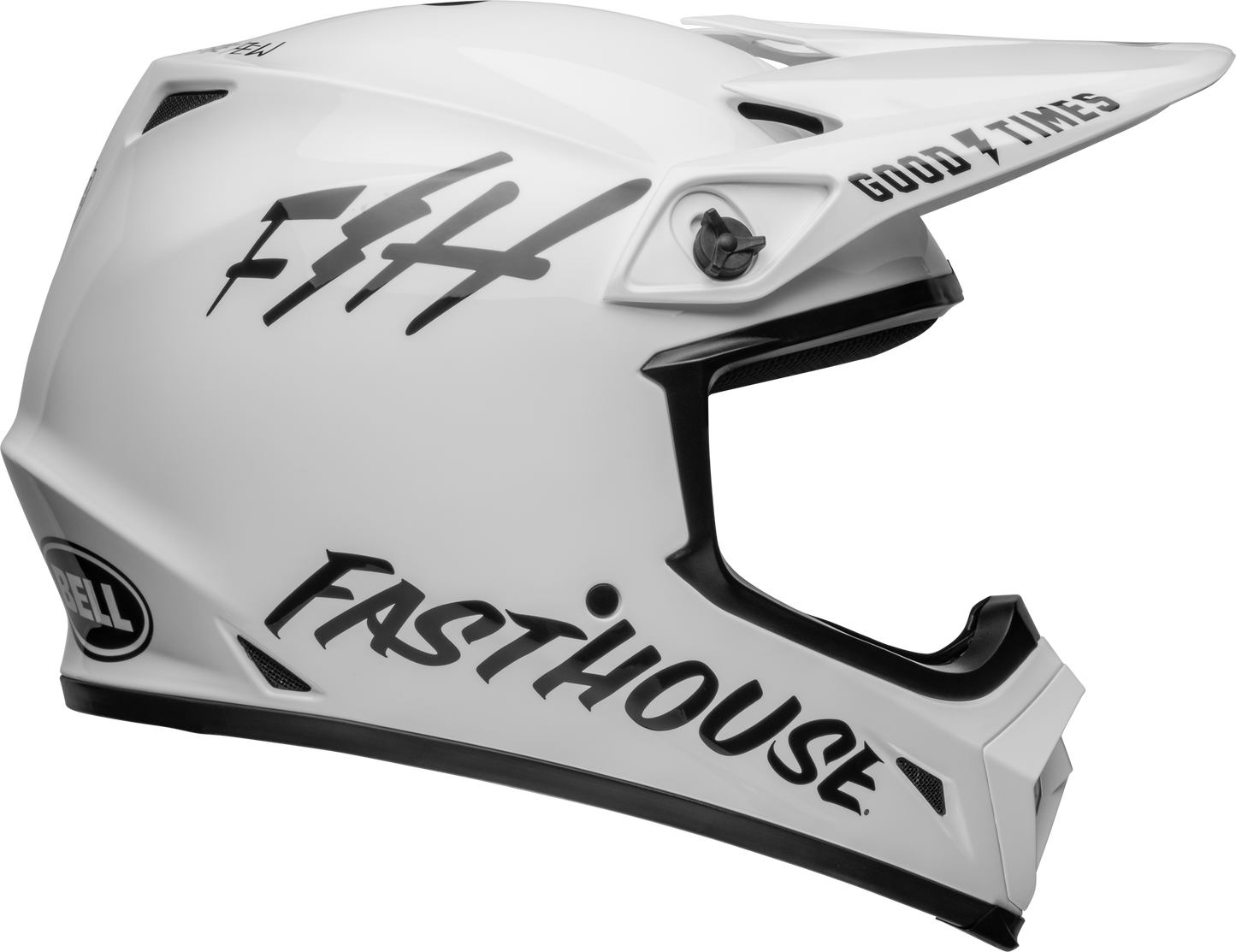 BELL MX-9 MIPS FASTHOUSE WHITE/BLACK HELMET