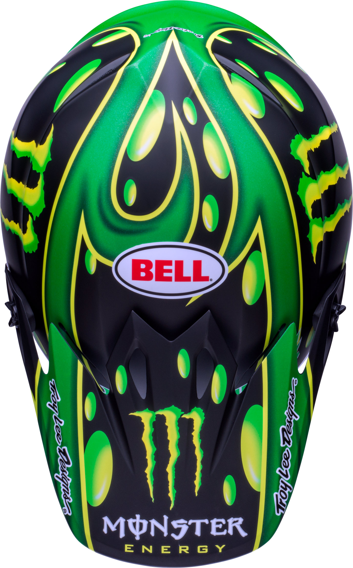 BELL LE MX-9 MIPS MCGRATH SHOWTIME REPLICA MATTE BLACK/GREEN HELMET