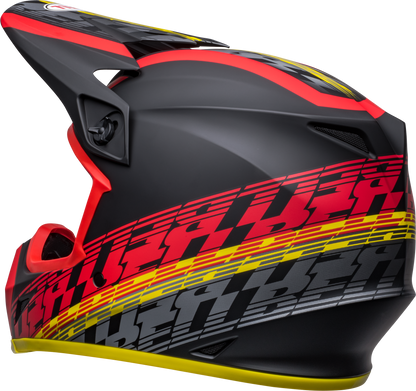 BELL 2024 MX-9 MIPS OFFSET MATTE BLACK/RED HELMET