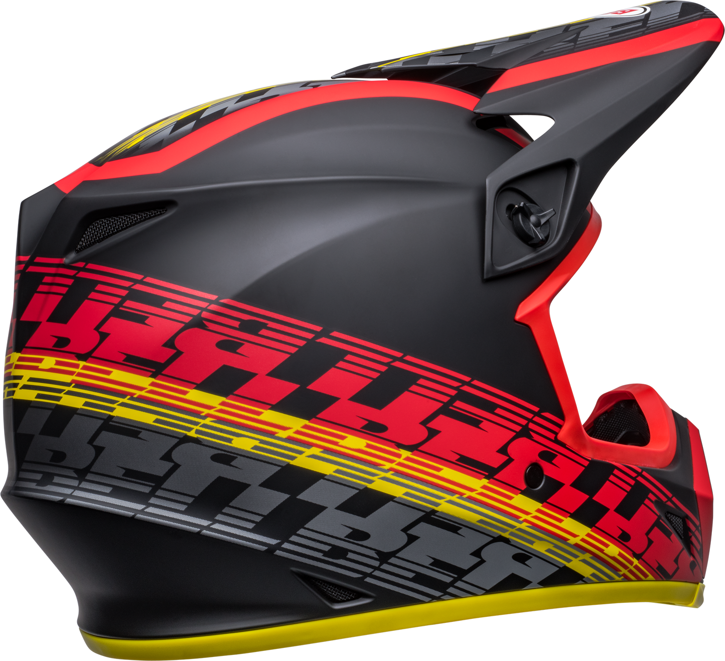 BELL 2024 MX-9 MIPS OFFSET MATTE BLACK/RED HELMET