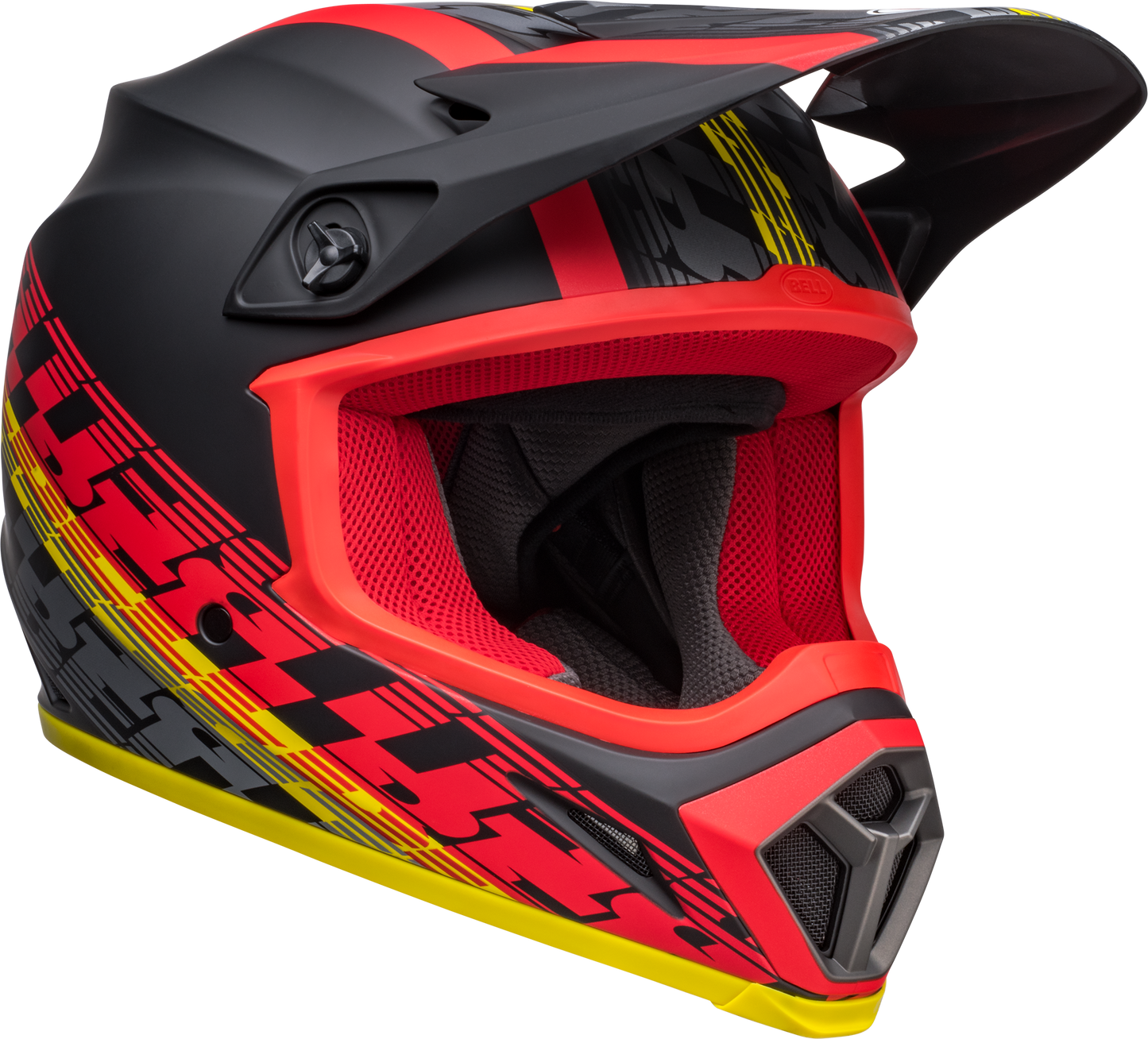 BELL 2024 MX-9 MIPS OFFSET MATTE BLACK/RED HELMET