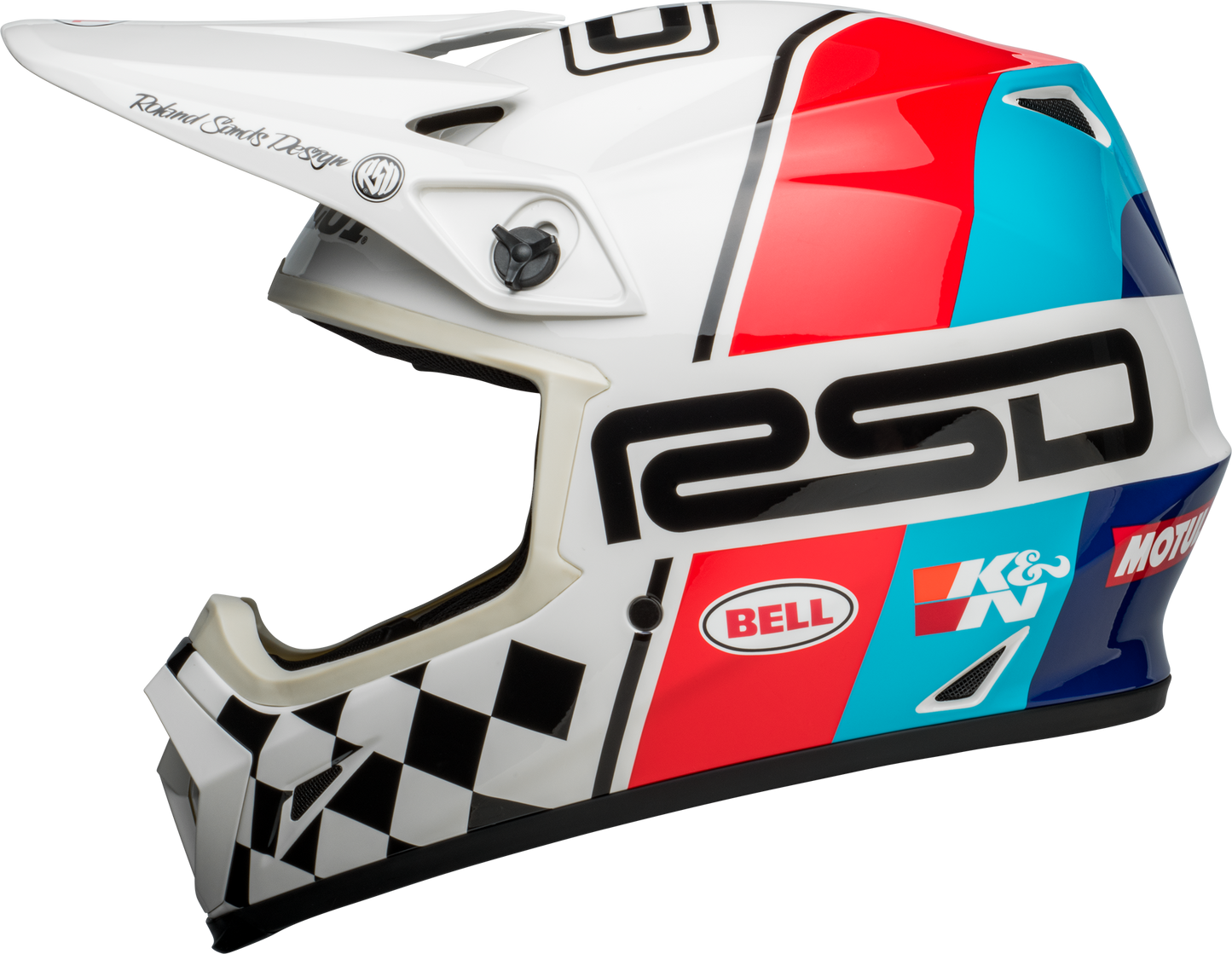 BELL 2024 MX-9 MIPS RSD THE RALLY BLACK/WHITE HELMET