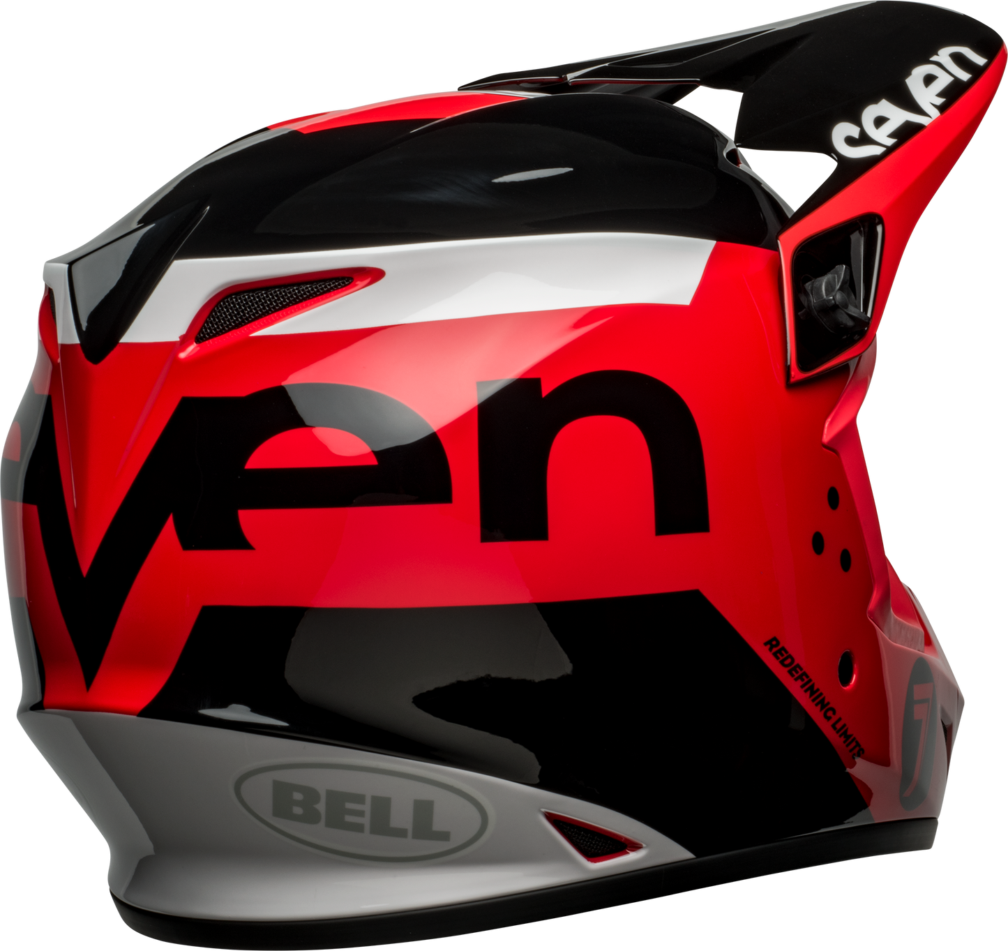 BELL MX-9 MIPS SEVEN PHASER RED/BLACK HELMET