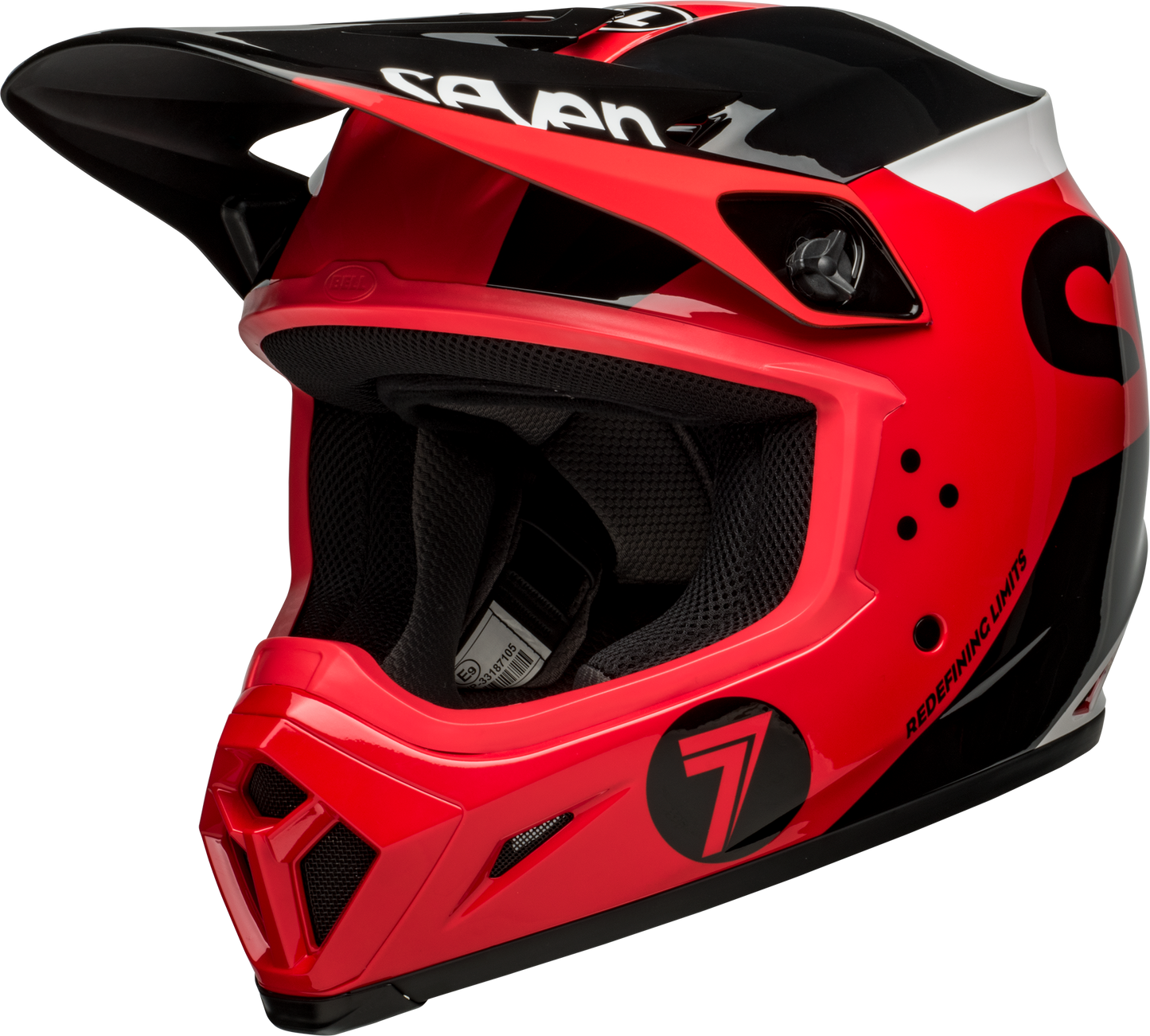 BELL MX-9 MIPS SEVEN PHASER RED/BLACK HELMET