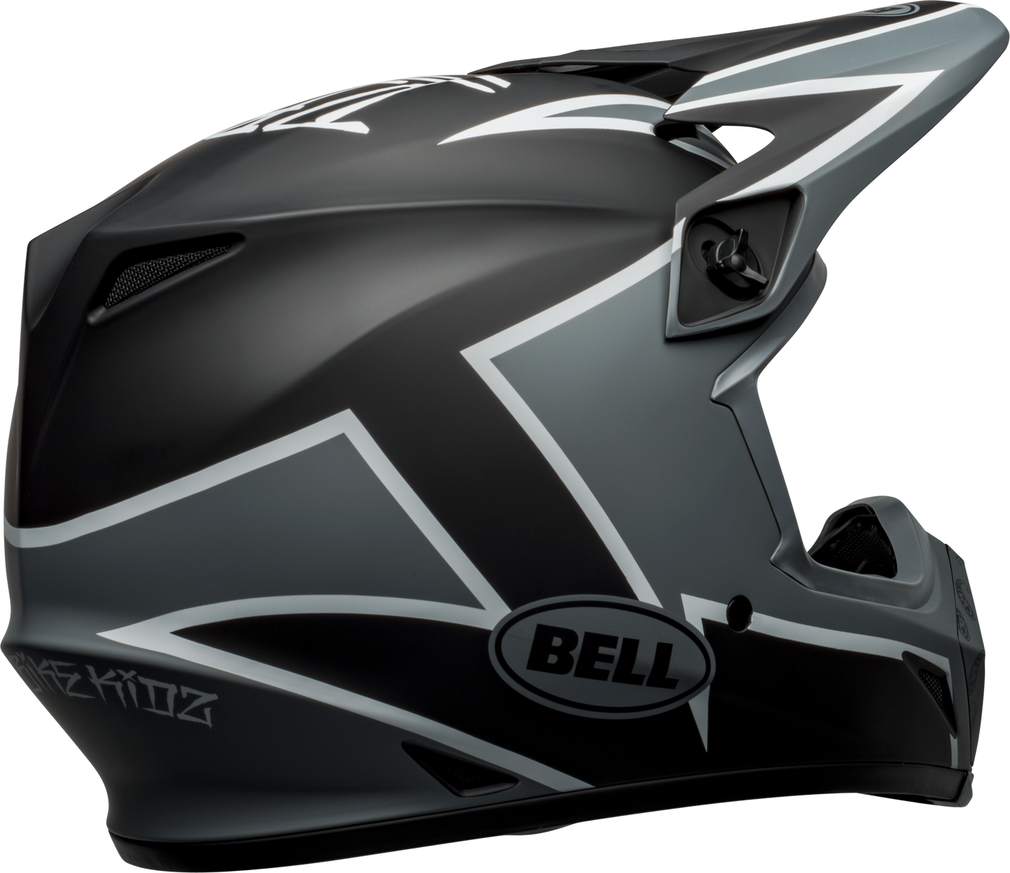 BELL 2024 MX-9 MIPS TWITCH MATTE BLACK/GREY/WHITE HELMET