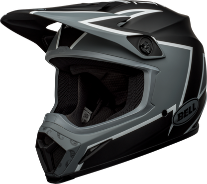 BELL 2024 MX-9 MIPS TWITCH MATTE BLACK/GREY/WHITE HELMET