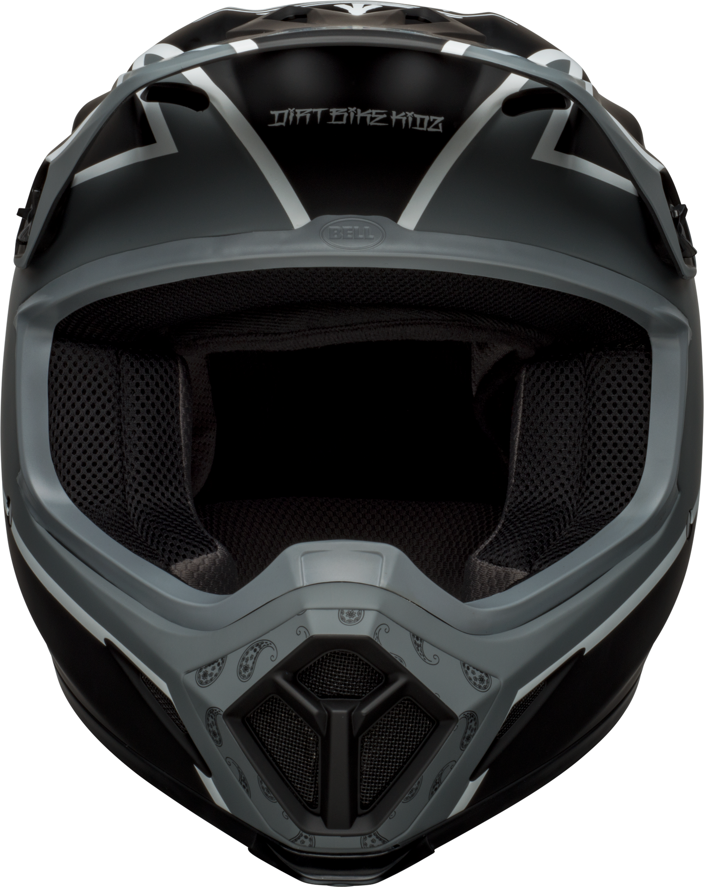 BELL 2024 MX-9 MIPS TWITCH MATTE BLACK/GREY/WHITE HELMET