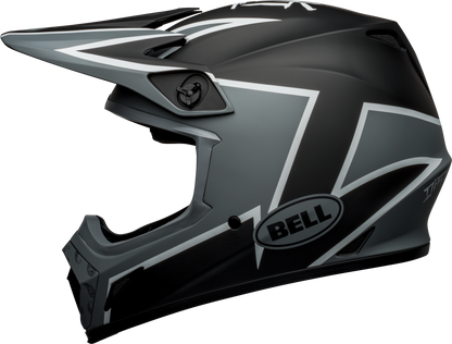 BELL 2024 MX-9 MIPS TWITCH MATTE BLACK/GREY/WHITE HELMET