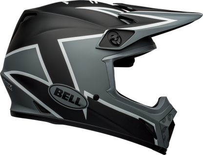 BELL 2024 MX-9 MIPS TWITCH MATTE BLACK/GREY/WHITE HELMET