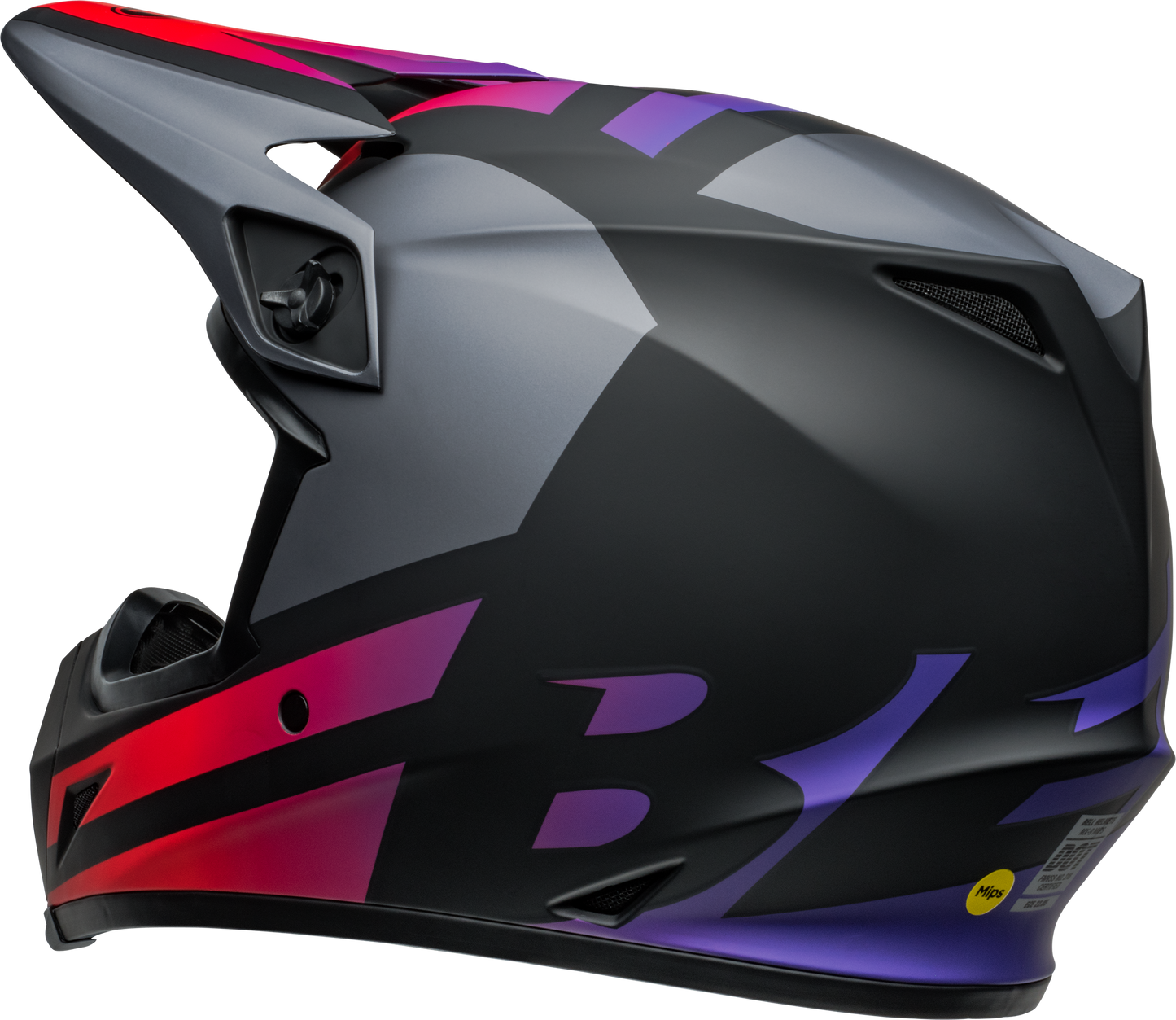 BELL 2024 MX-9 MIPS ALTER EGO MATTE BLACK/RED HELMET