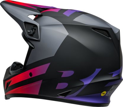 BELL 2024 MX-9 MIPS ALTER EGO MATTE BLACK/RED HELMET