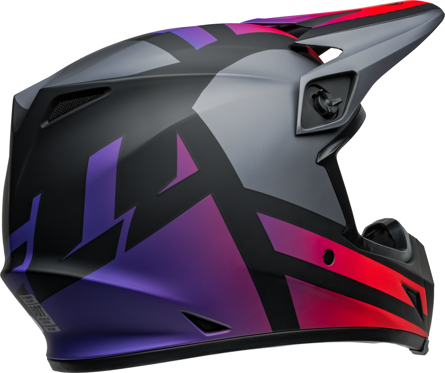 BELL 2024 MX-9 MIPS ALTER EGO MATTE BLACK/RED HELMET