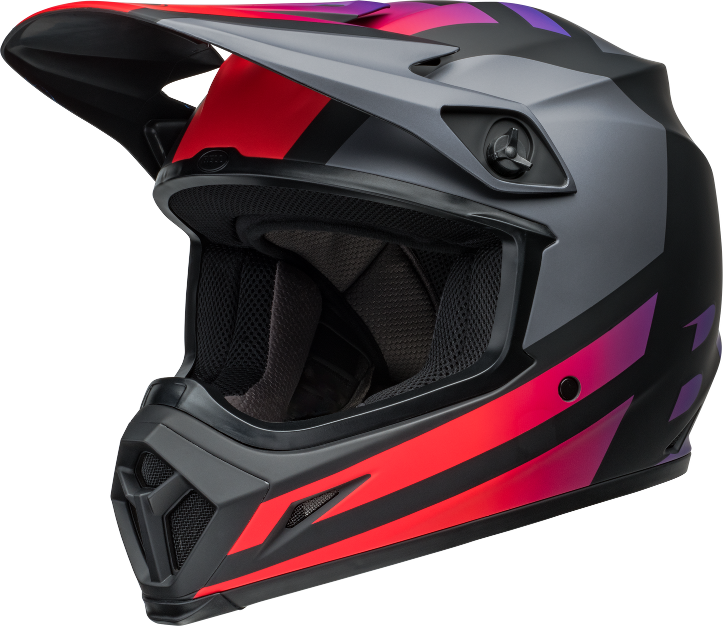 BELL 2024 MX-9 MIPS ALTER EGO MATTE BLACK/RED HELMET