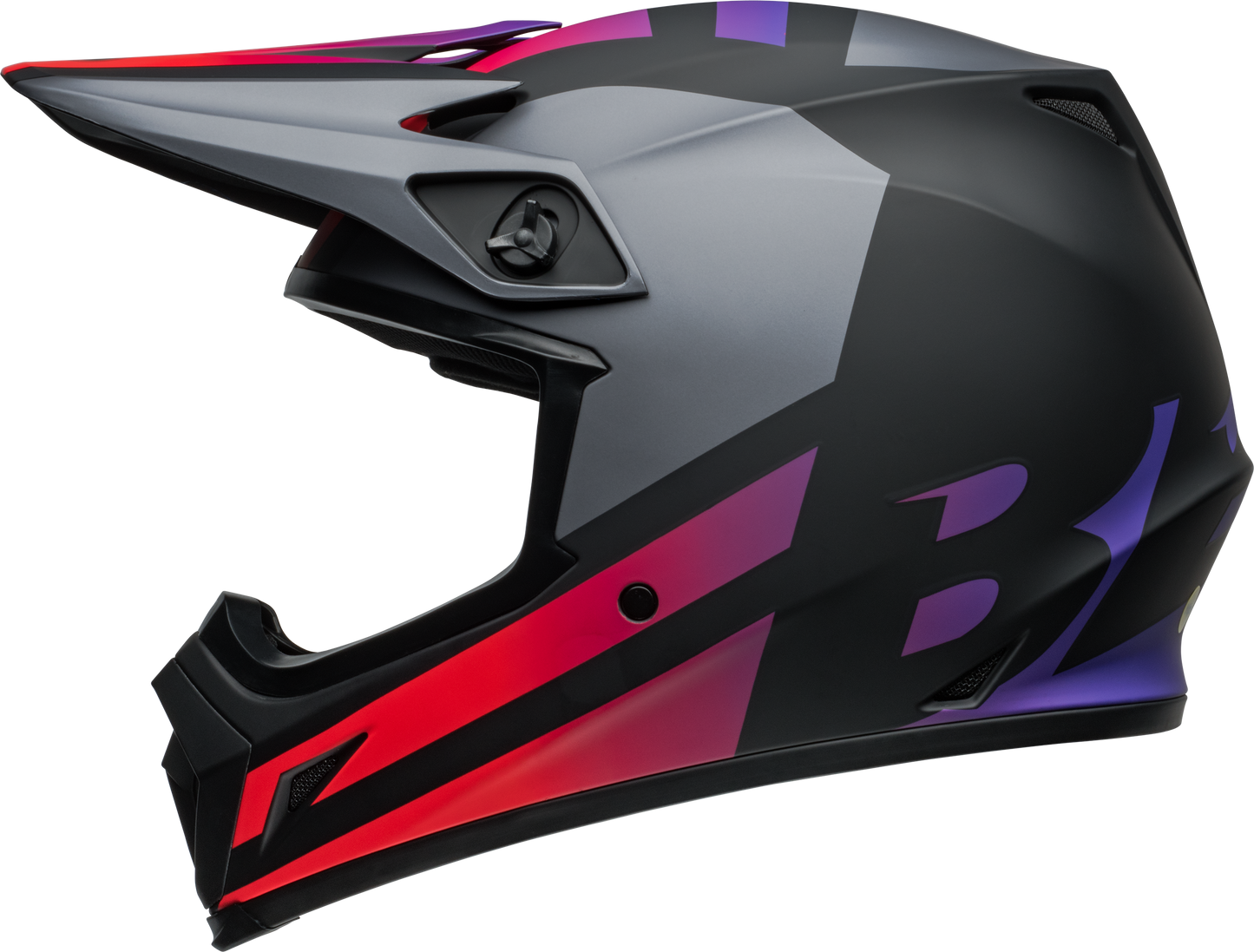 BELL 2024 MX-9 MIPS ALTER EGO MATTE BLACK/RED HELMET