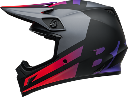 BELL 2024 MX-9 MIPS ALTER EGO MATTE BLACK/RED HELMET