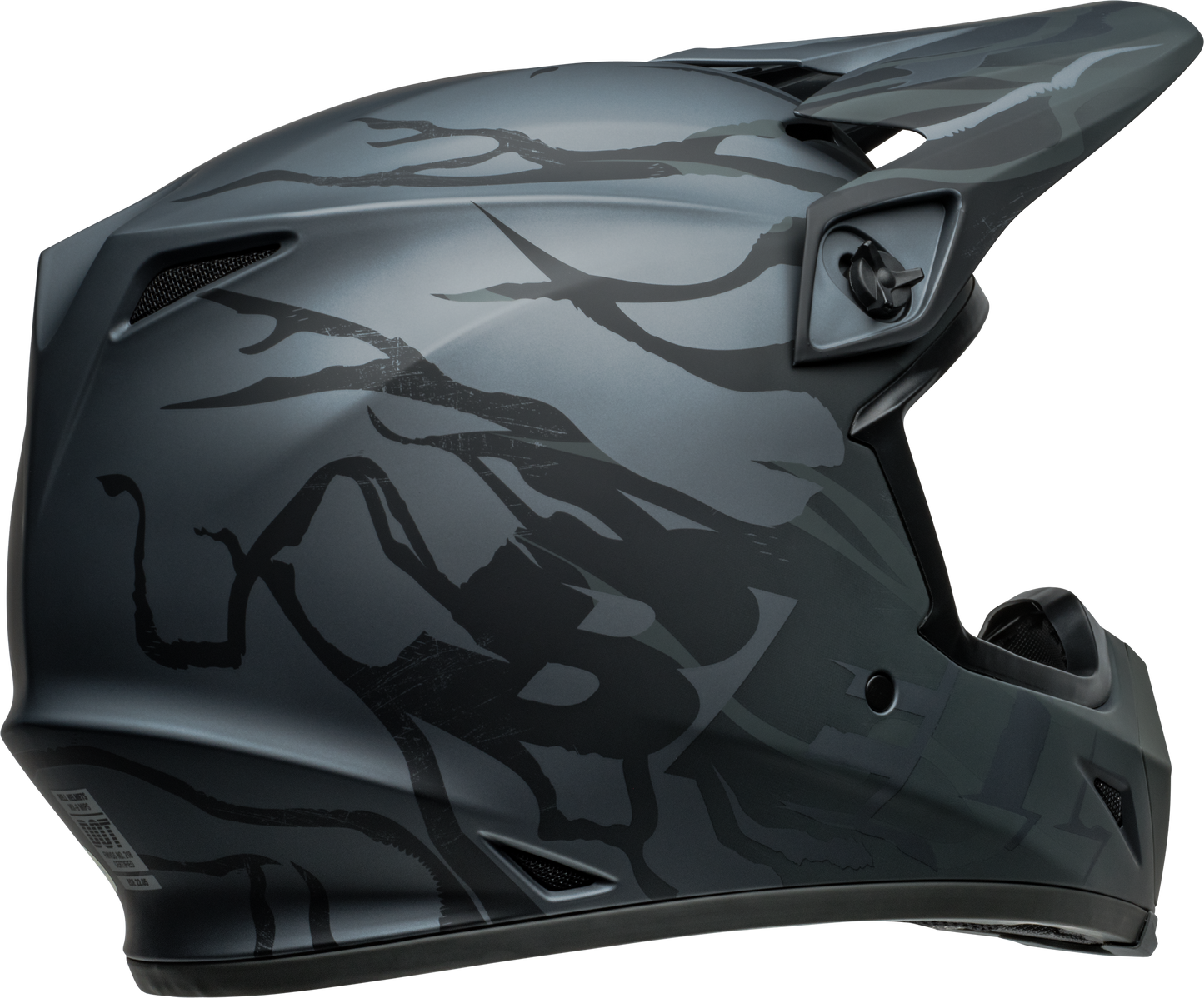 BELL 2024 MX-9 MIPS DECAY MATTE BLACK HELMET