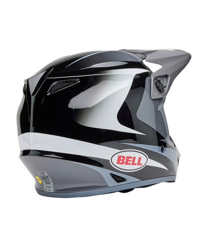 BELL 2025 MX-9 MIPS JACKAL BLACK/WHITE HELMET