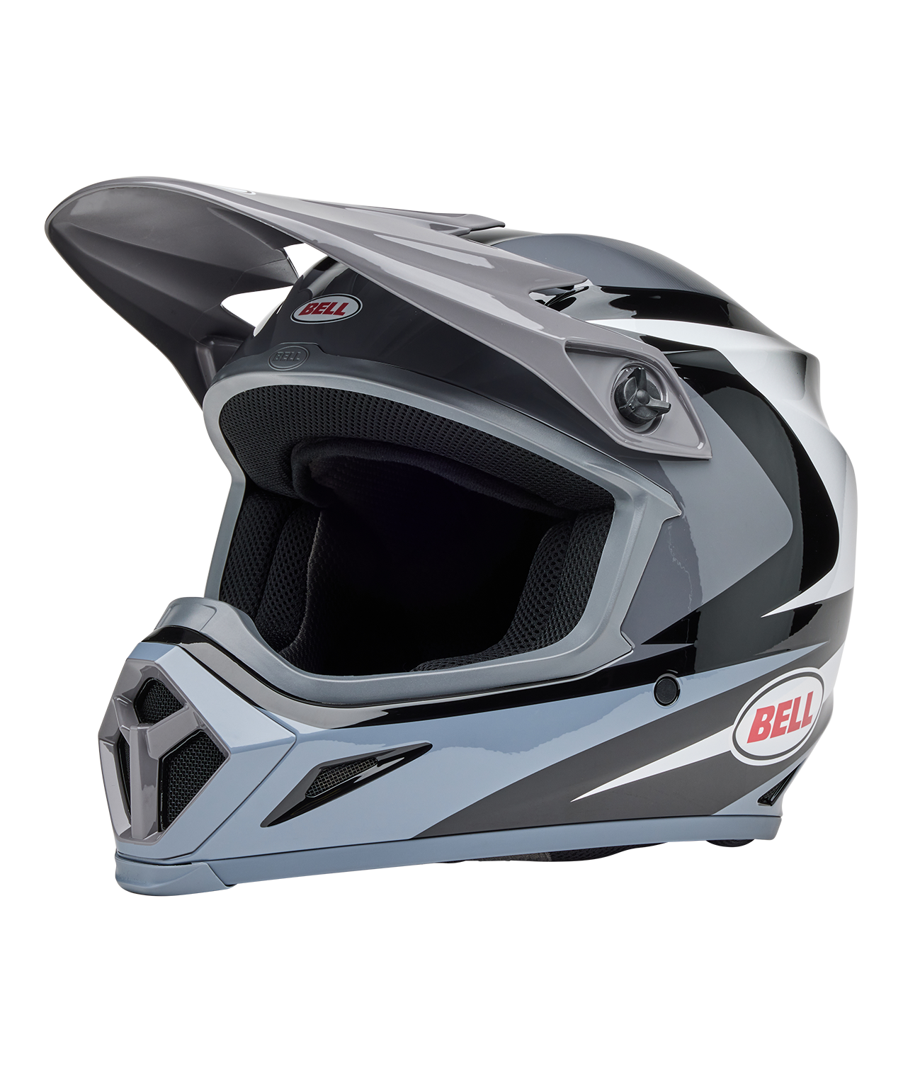 BELL 2025 MX-9 MIPS JACKAL BLACK/WHITE HELMET