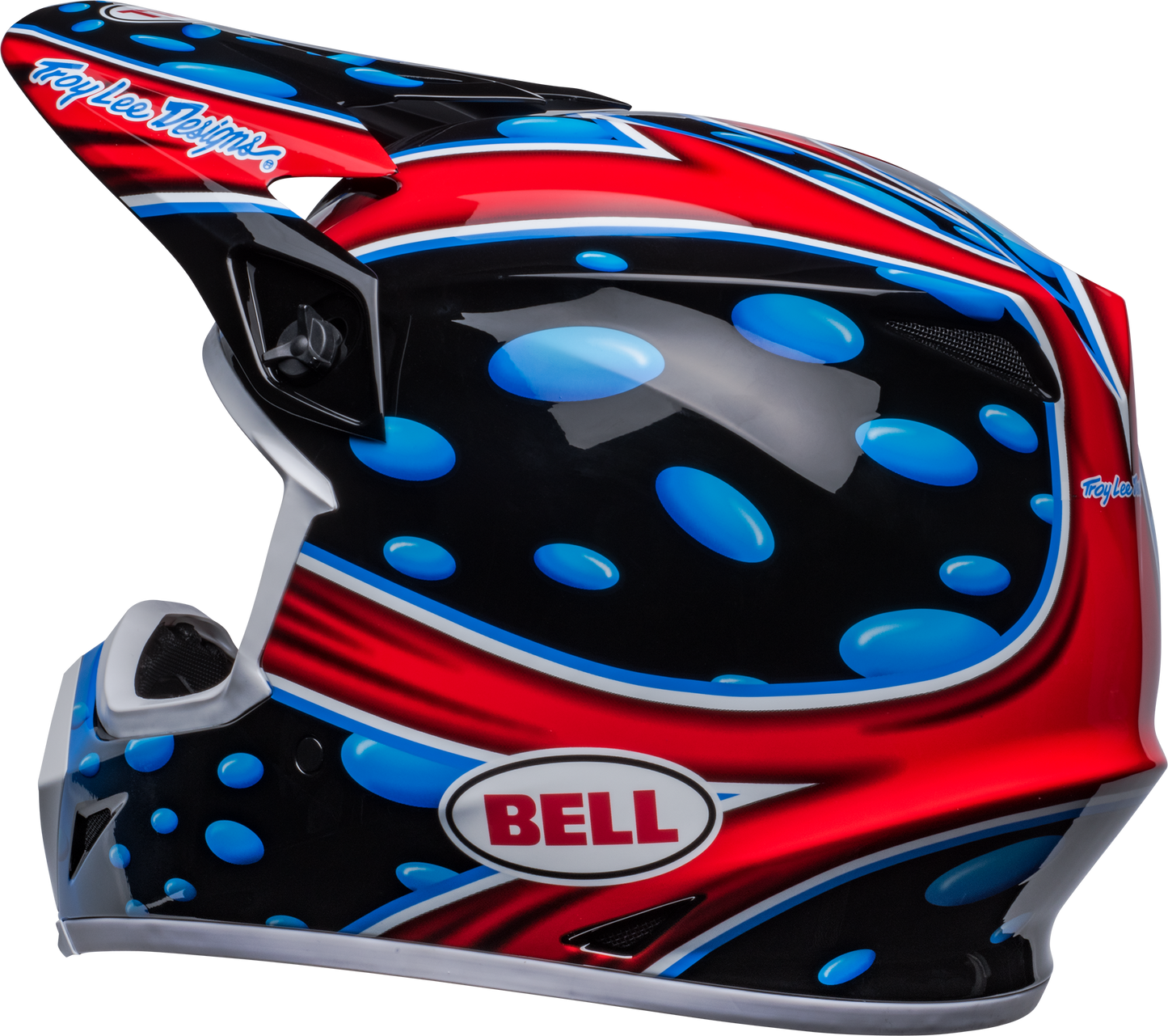 BELL 2024 MX-9 MIPS MCGRATH SHOWTIME REPLICA BLACK/RED HELMET