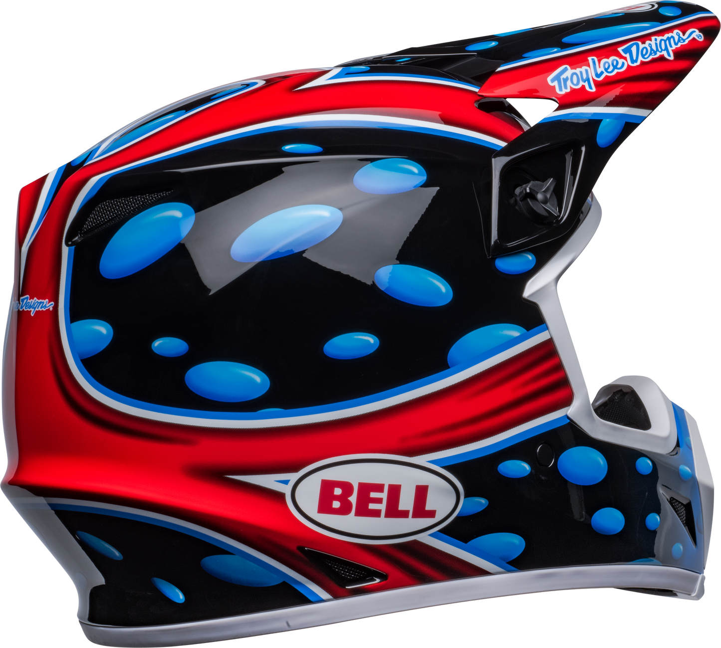 BELL 2024 MX-9 MIPS MCGRATH SHOWTIME REPLICA BLACK/RED HELMET