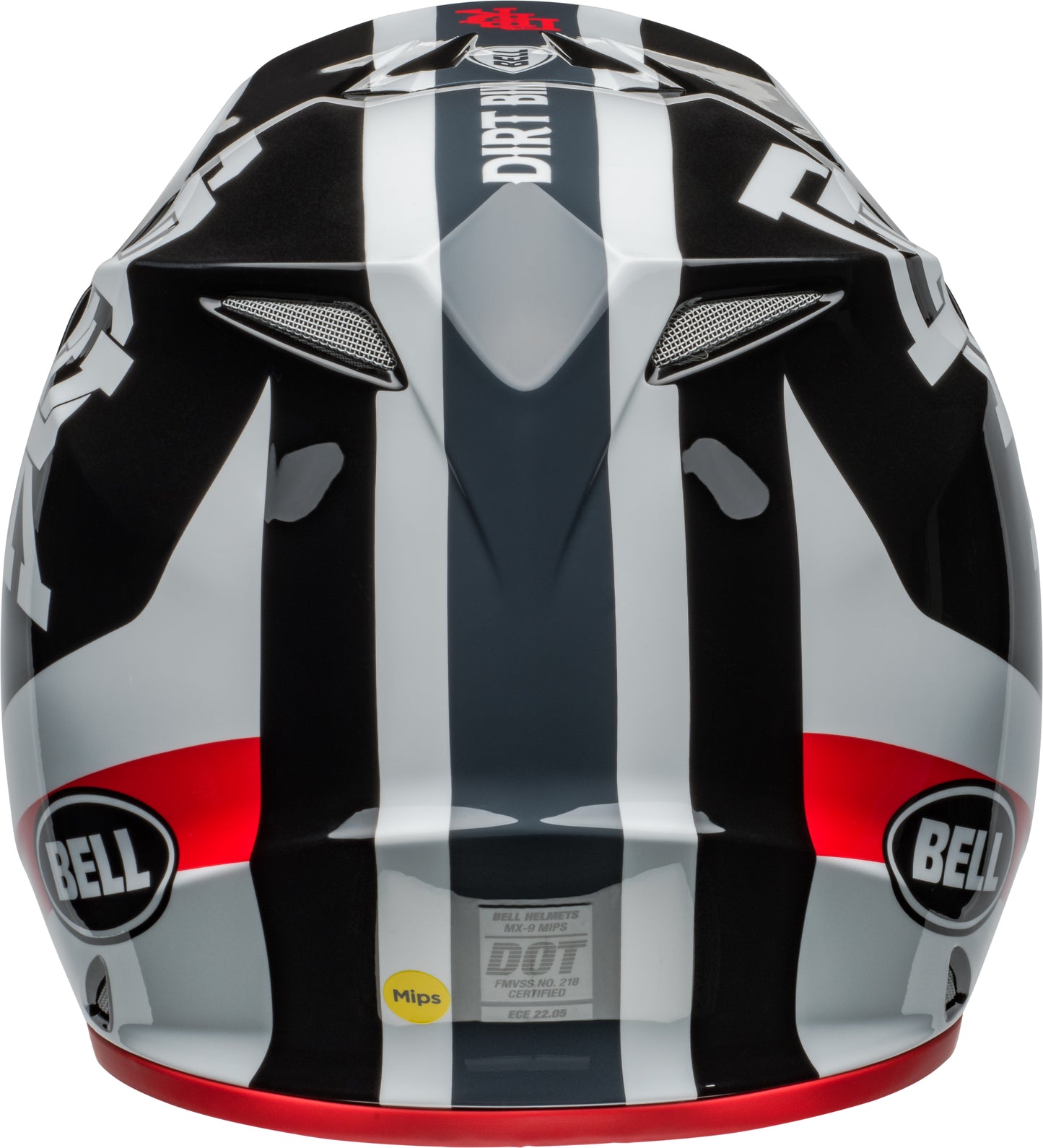 BELL 2024 MX-9 MIPS TWITCH DBK BLACK/WHITE HELMET