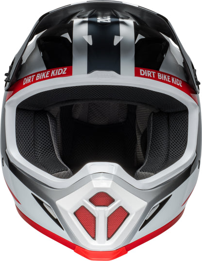 BELL 2024 MX-9 MIPS TWITCH DBK BLACK/WHITE HELMET