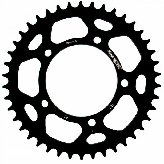 SUPERSPROX REAR SPROCKET BLACK ALLOY YAMAHA YZ125/YZ250/YZ250F/YZ450F/WR250F/WR450F