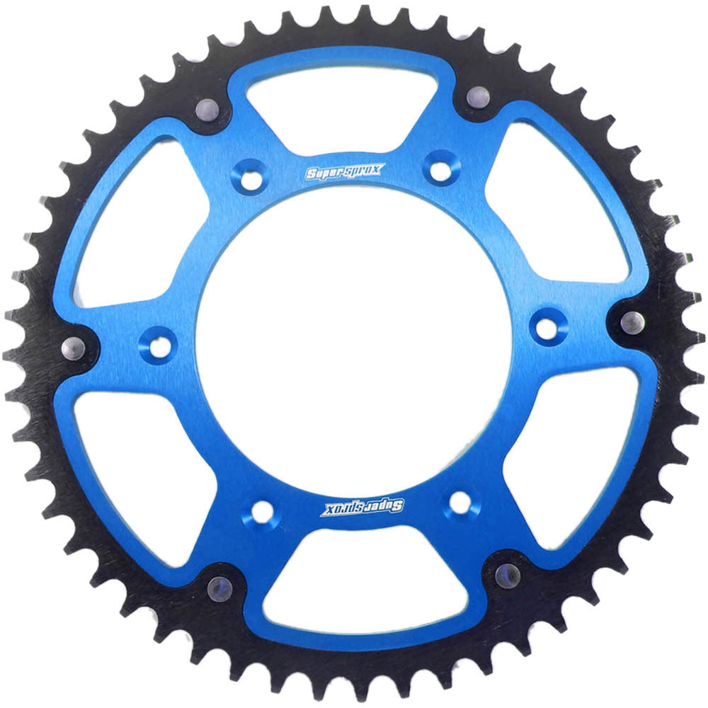 SUPERSPROX REAR SPROCKET BLUE STEALTH YAMAHA YZ125/YZ250/YZ250F/YZ450F/WR250F/WR450F