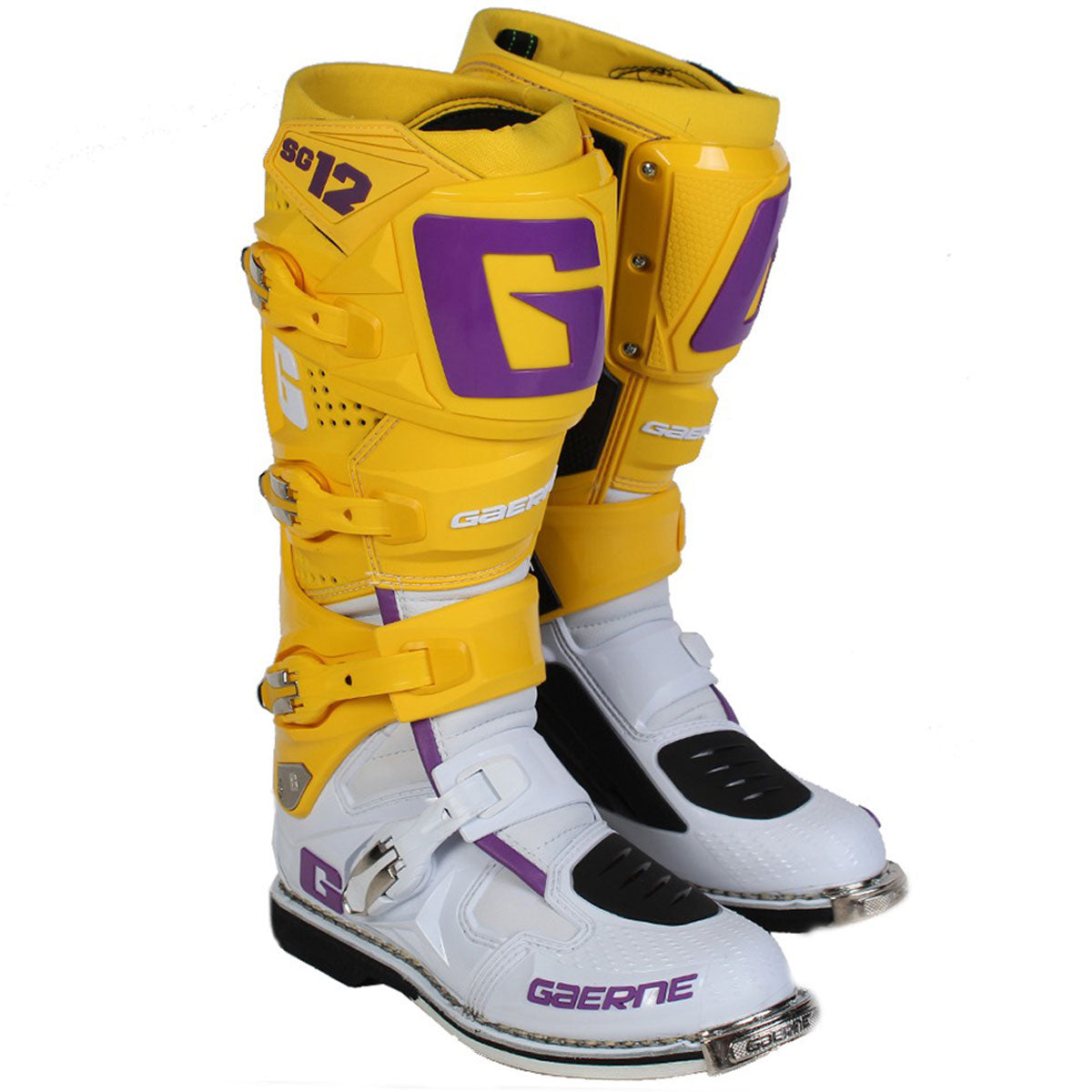 GAERNE 2024 LIMITED EDITION SG12 WHITE/GOLD/PURPLE BOOTS