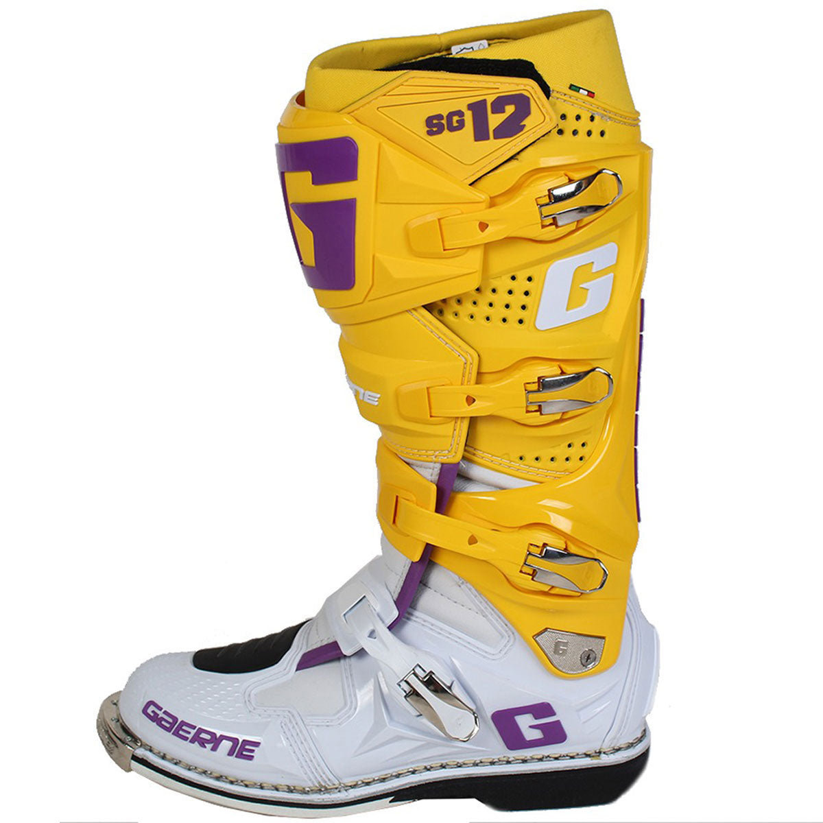 GAERNE 2024 LIMITED EDITION SG12 WHITE/GOLD/PURPLE BOOTS