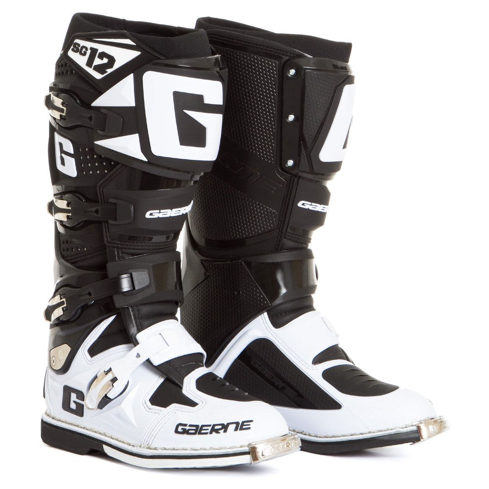 GAERNE 2024 SG12 BLACK/WHITE BOOTS