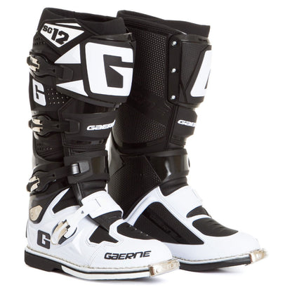 GAERNE 2024 SG12 BLACK/WHITE BOOTS