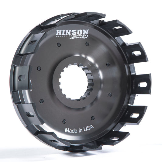 HINSON BILLETPROOF CLUTCH BASKET WITH CUSHIONS KAWASAKI KX250F 06-24 KX250X 21-24 / SUZUKI RMZ250 2006