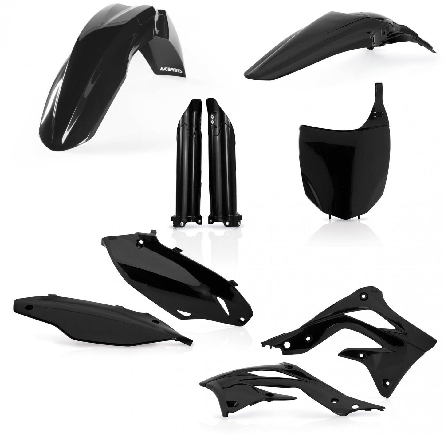 ACERBIS KAWASAKI KX450F 2012 BLACK PLASTICS KIT