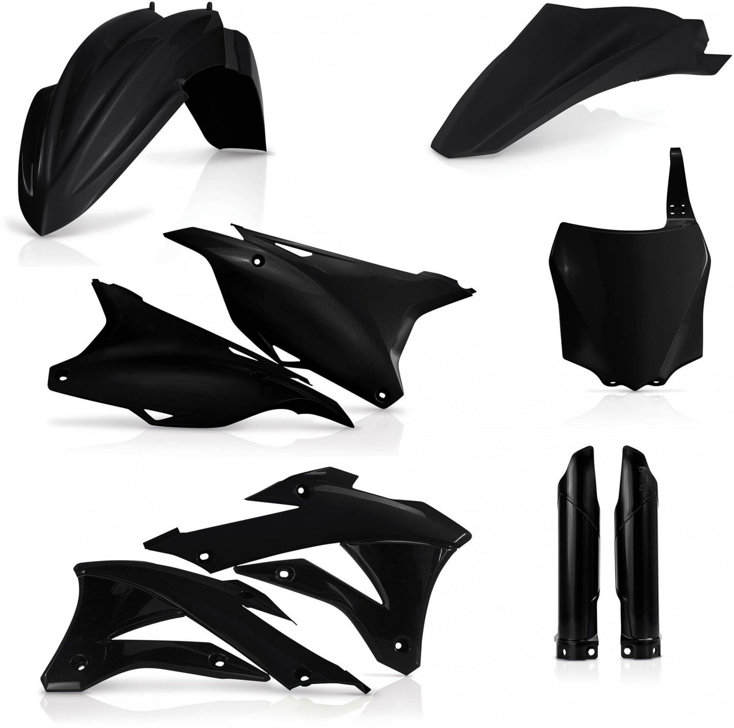 ACERBIS KAWASAKI KX85 14-21 BLACK PLASTICS KIT