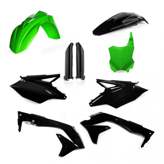 ACERBIS KAWASAKI KX450F 16-18 GREEN/BLACK PLASTICS KIT