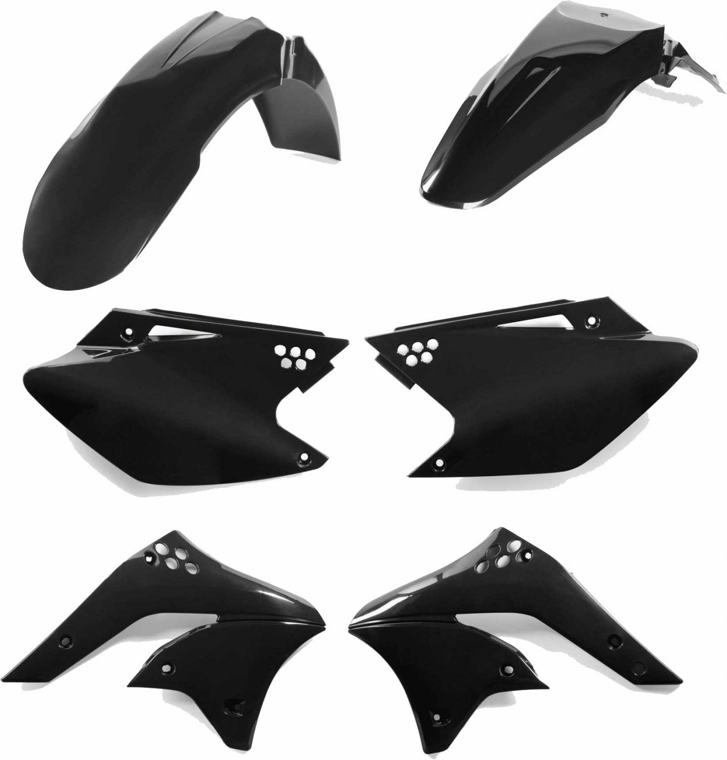 ACERBIS KAWASAKI KX250F 06-08 BLACK PLASTICS KIT