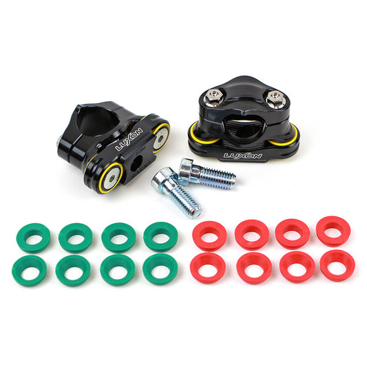 LUXON 4-POST RUBBER ISOLATED  1 1/8" BAR MOUNTS (FOR LUXON GEN3 TRIPLE CLAMPS & XTRIG CLAMPS)